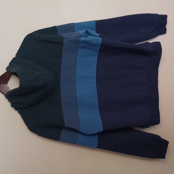 Marine Layer Archive Cloud 9 Fleece Hoodie Colorblock Sweatshirt Pullover SZ M - Picture 10 of 13